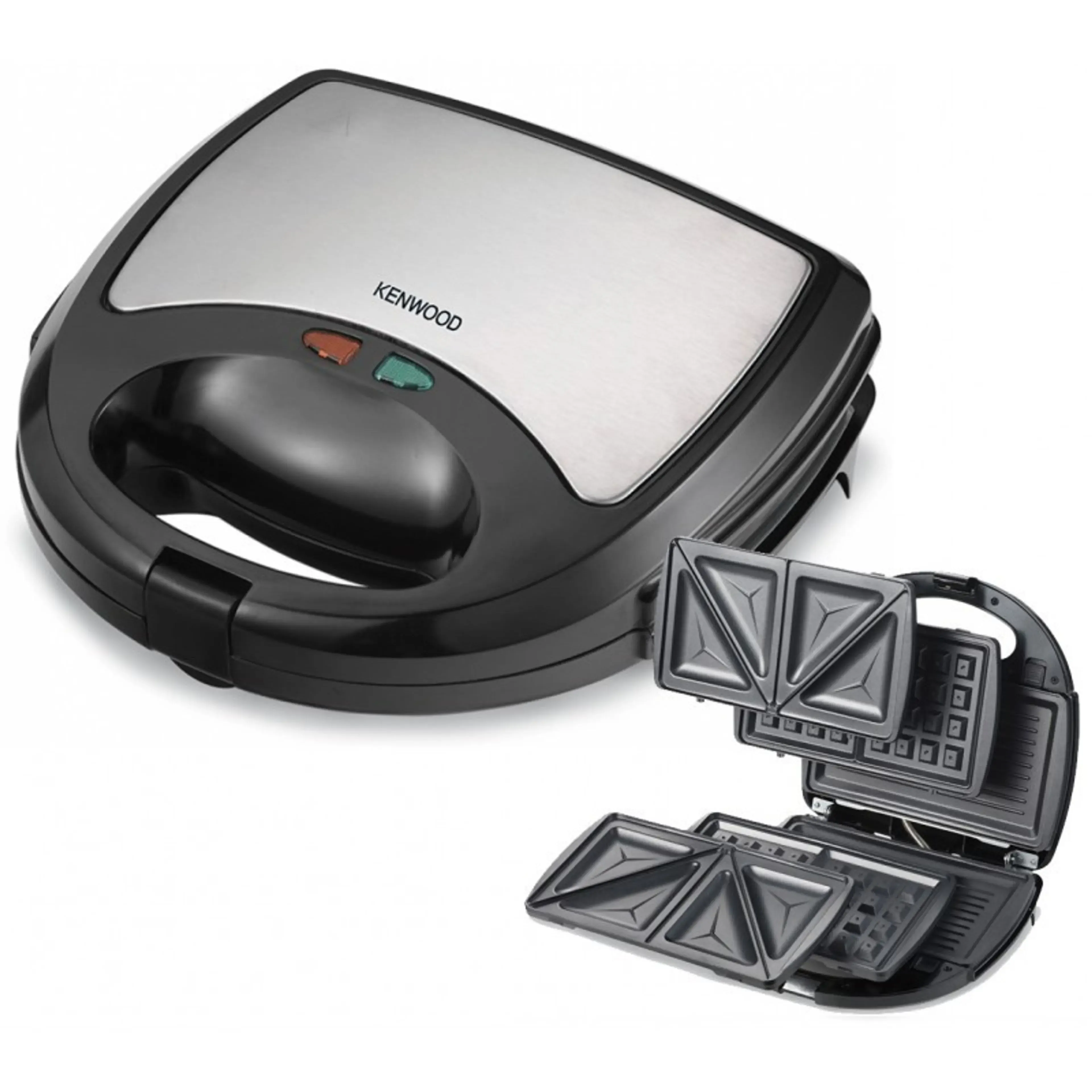 Appareil de Cuisson 3en1 KENWOOD SMM01 750W - Noir (Sandwich maker)
